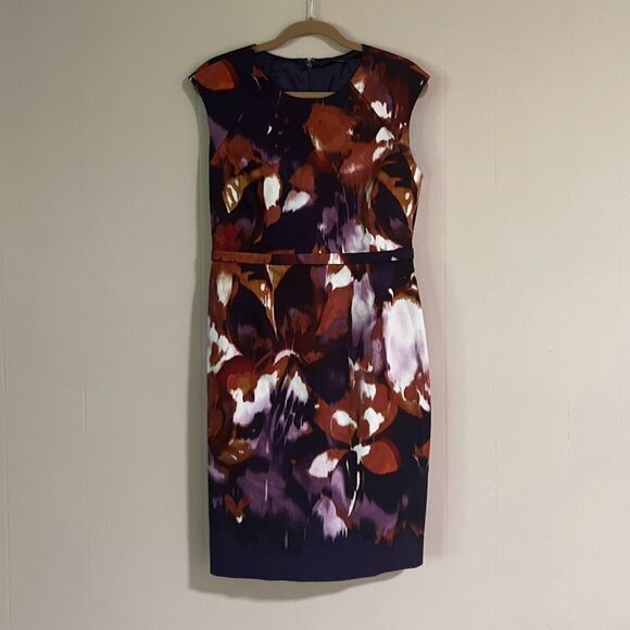 NWOT Elie Tahari Chili Violetta Jamie Sheath Dress Size 6 - Picture 2 of 10